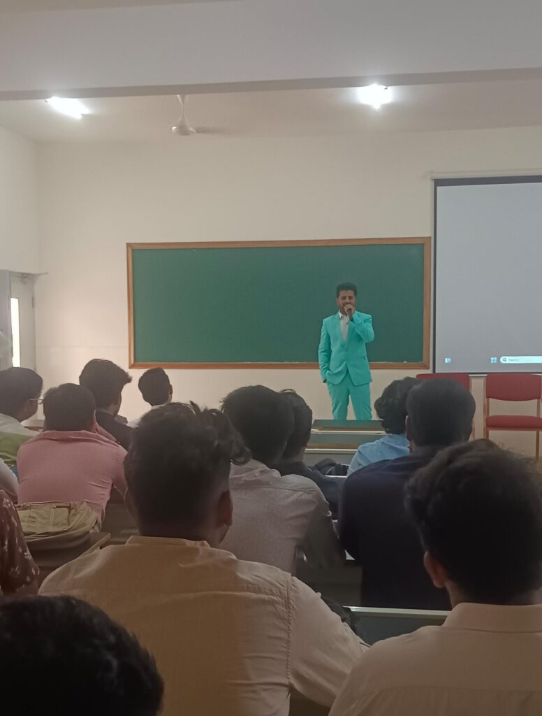 Students attending a live stock market seminar with expert guidance
